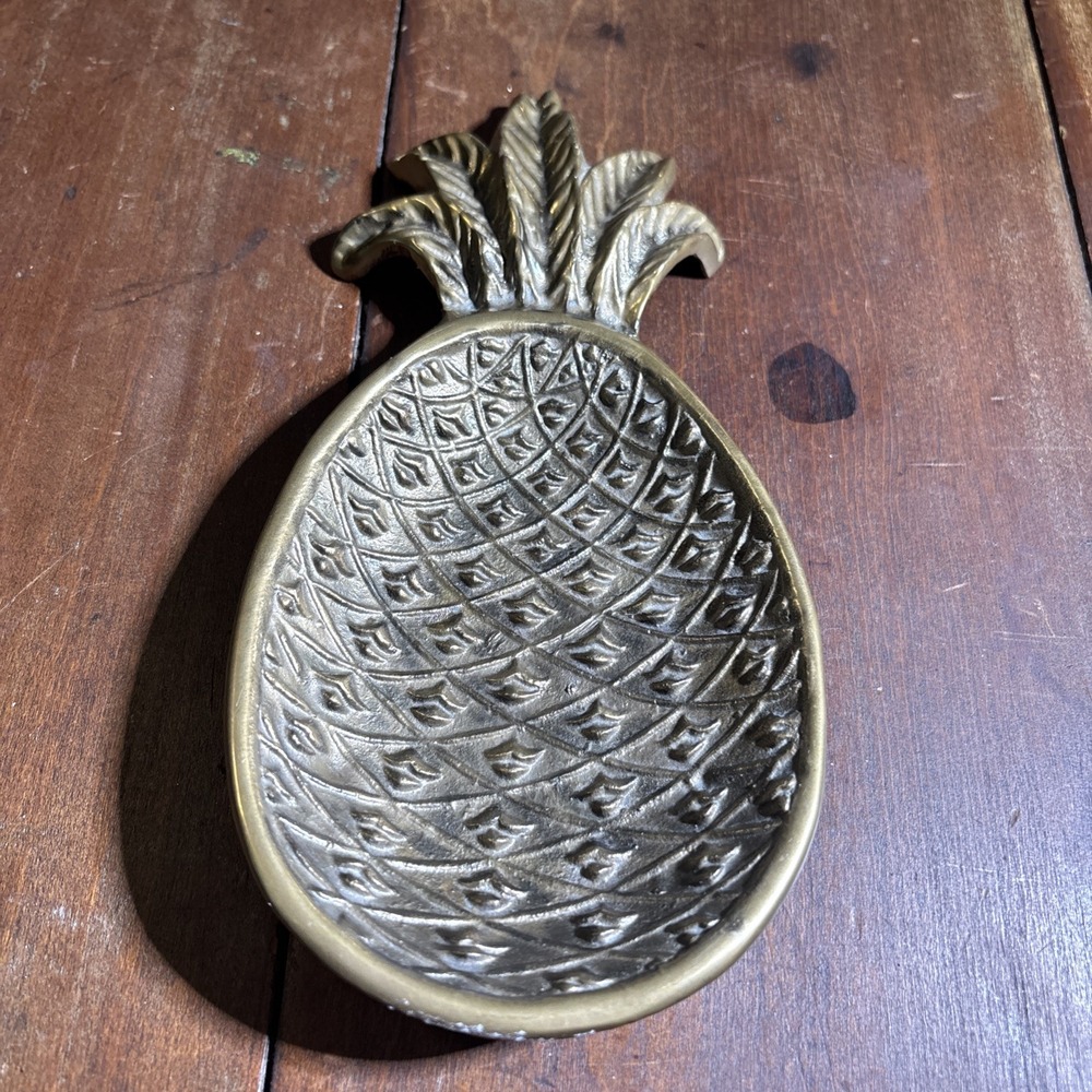 Vintage Penco Brass Pineapple Candy/trinket Dish